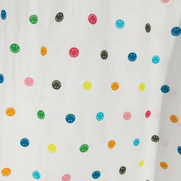 NWOT Aerie Colorful Smiley Face Button Down Shirt - Picture 4 of 5